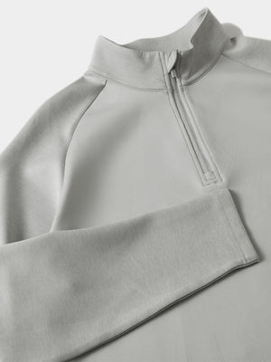 Colorblock Stripe Raglan Quarter Zip