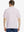 Back view of MAELREG Men's Performance Jersey Print Polo in White Red Lion – athletic fit
