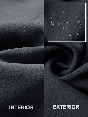 Vatnsheldar fleece klæddar buxur