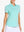 Front view from nose to hem of model wearing BLUE LIGHT Women's Performance Solid Polo with skirt