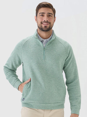 Textured Heather Cozy Quarter Zip