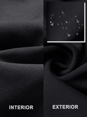 Vatnsheldar fleece klæddar buxur