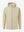 Reflective hooded softshell jacket in light khaki, clean 3D front view highlighting modern design.