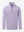 Front 3D view of two tone pique cotton blend q-zip featuring a clean lanvender finish
