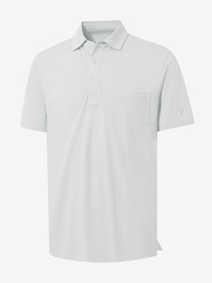 Comfy Cotton Blend Polo Shirts with Pocket