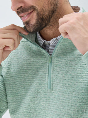 Textured Heather Cozy Quarter Zip