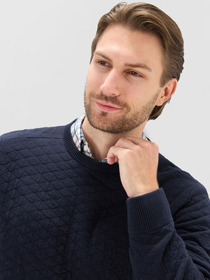 100% Cotton Knit Crew Neck Sweatshirt