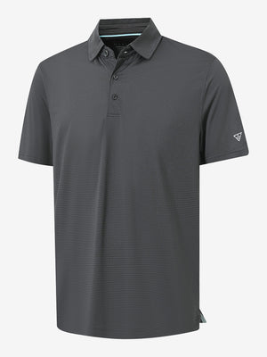 Comfy Breathable Pin-Stripe Golf Polos