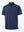 3D view of DARK BLUE HEATHER Ventilated Heather Jacquard Polo showing texture and collar shape