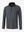 3D rendering of the Pinstripe Quarter Zip Pullover showcasing structure and design – BLACK GREY MELANGE