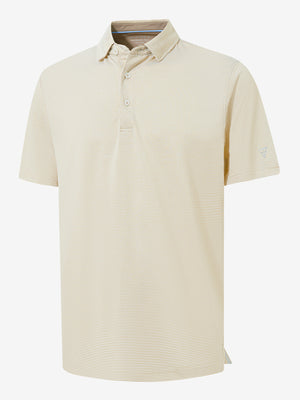 Comfy Breathable Pin-Stripe Golf Polos
