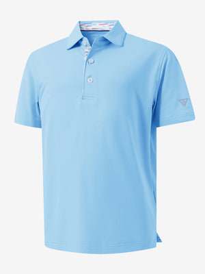 Boys Quick Dry Fit Athletic Solid Polo Shirts