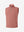 3d view of garment in brick melange  lightweight sleeveless quarter zip golf vest