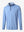 3D rendered display of the LIGHT BLUE MELANGE Moisture Wicking Quarter Zip Pullover laid out in detail.
