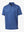 3D view of MAELREG Performance Jersey Print Polo in Blue Molecular Structure – breathable golf fabric