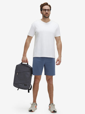 Breathable Running Shorts with 4 Zipper Pockets
