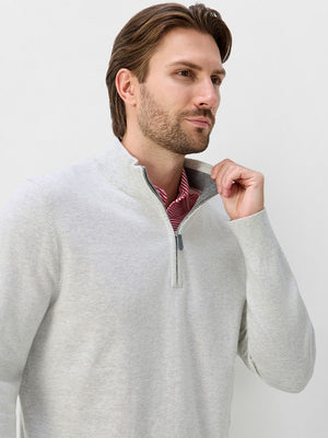 Wool Blend 1/4 Zip Sweater Pullover