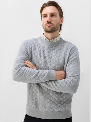 100% Cotton Knit Crew Neck Sweater