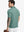 Back half-body view of model in DARK GREEN STRIPE Performance Yarn Dye Striped Polo