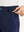 Boys Stretch Fleece Lined Casual Golf Pants in navy, close-up pocket detail