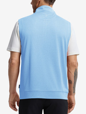 Lightweight Sleeveless Quarter Zip Golf Vest