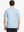 Back view of MAELREG Men's Performance Jersey Print Polo in Blue Dinosaur – athletic fit