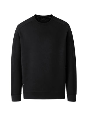 Crewneck Sweatshirt with Zip Pockets