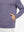 Close-up of model with both hands in pockets wearing warm fleece golf hoodies pullover purple.