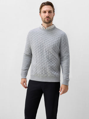 100% Cotton Knit Crew Neck Sweatshirt