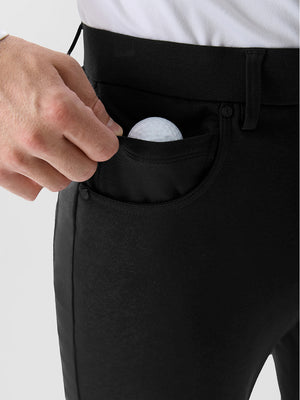 Textured Proflex Chino Pants With 5 Pockets