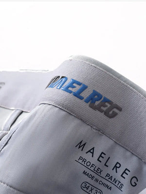 GLACIER GREY Water Resistant Everyday Pants close-up of waistband inner logo detail