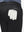 Detail view of back pocket on black flat front golf joggers pants with belt loops