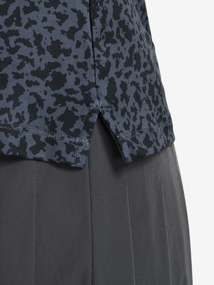 Women's Sleeveless Q-Zip Print Golf Shirts