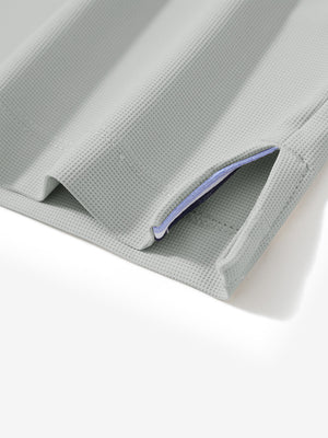 Dry Fit Waffle Textured Collared Golf Shirts