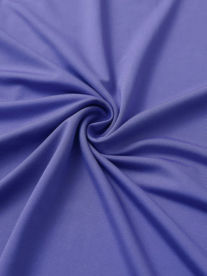 Fabric detail of Everyday classic solid polo with clean finish and soft bluish violet feel