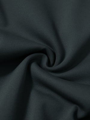 Fabric close-up of dark grey lightweight ankle-zip sweatpants with 4 pockets, breathable performance material.