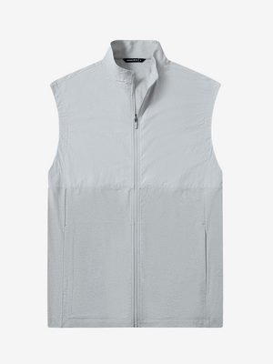 Color Block Lightweight Full Zip Vests