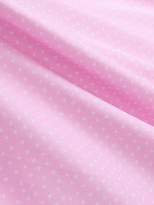 Close-up of pink white tee performance quick dry print golf polos fabric texture