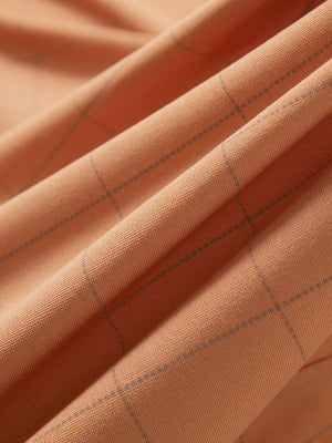 Performance Reflective Checked Collar Golf Shirt