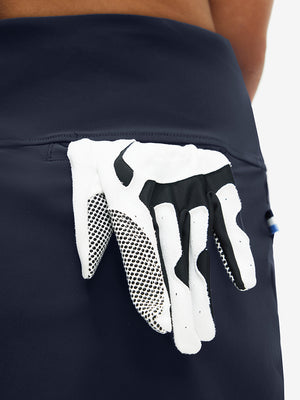 High Waist Built-in Short A-Line Golf Skirt with 5 Pockets