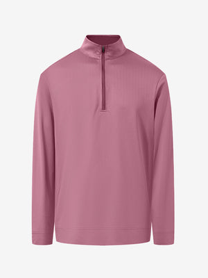 Herringbone Jacquard 1/4 Zip Pullover