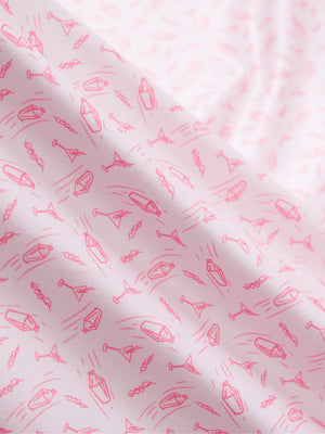 Polos estampados con cuello y elasticidad en 4 direcciones