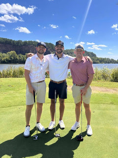 MAELREG Performance Quick Dry Print Golf Polos, White Nav Clue (Customer Photos)