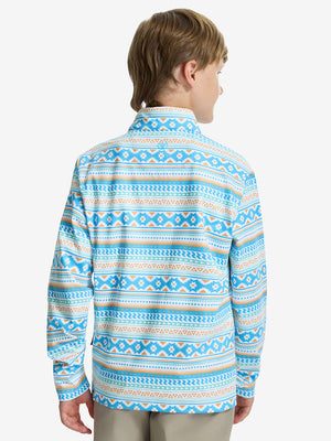 Youth Print Midlayer Q-Zip Pullover Sweatshirts