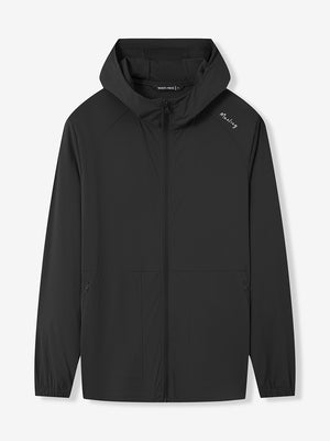 Nylon Blend Water Resistant Windbreaker Jacket