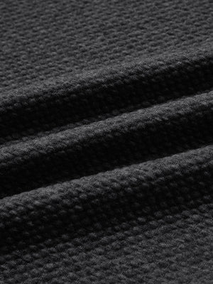 Sudadera con capucha sólida texturizada