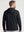 Vertical Stripes Ribbed Knit Hoodies Sweatshirt