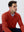 Ribbed Texture Nylon Quarter Zip Pullover